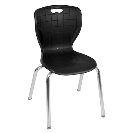Regency 18 in Learning Classroom Chair (8 pack)- Black 4540BK8PK